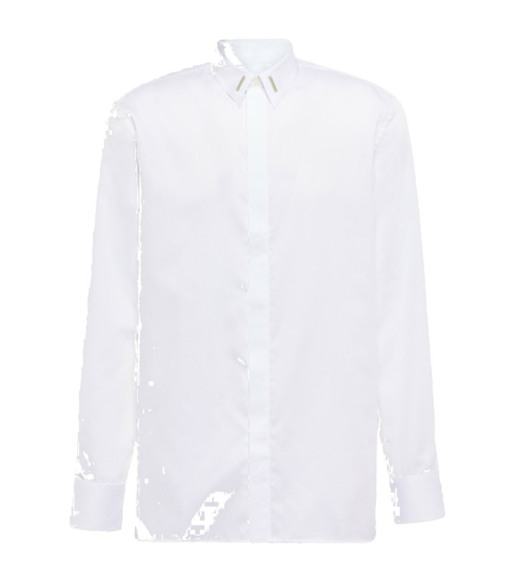 Photo: Givenchy - Plaque collar cotton shirt