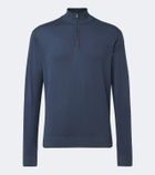 Sunspel Wool half-zip sweater