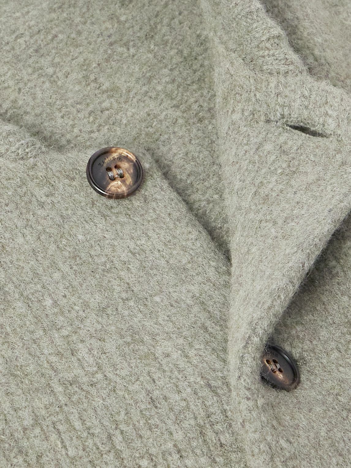 Incotex - Zanone Wool and Cashmere-Blend Felt Bomber Jacket - Green