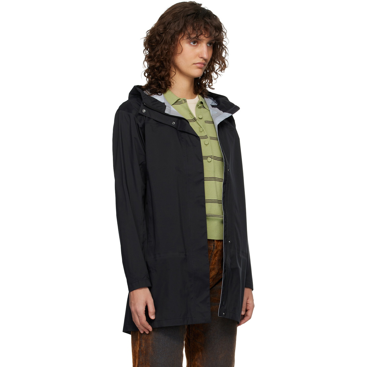 The North Face Black Voyage Rain 3L Hooded Parka