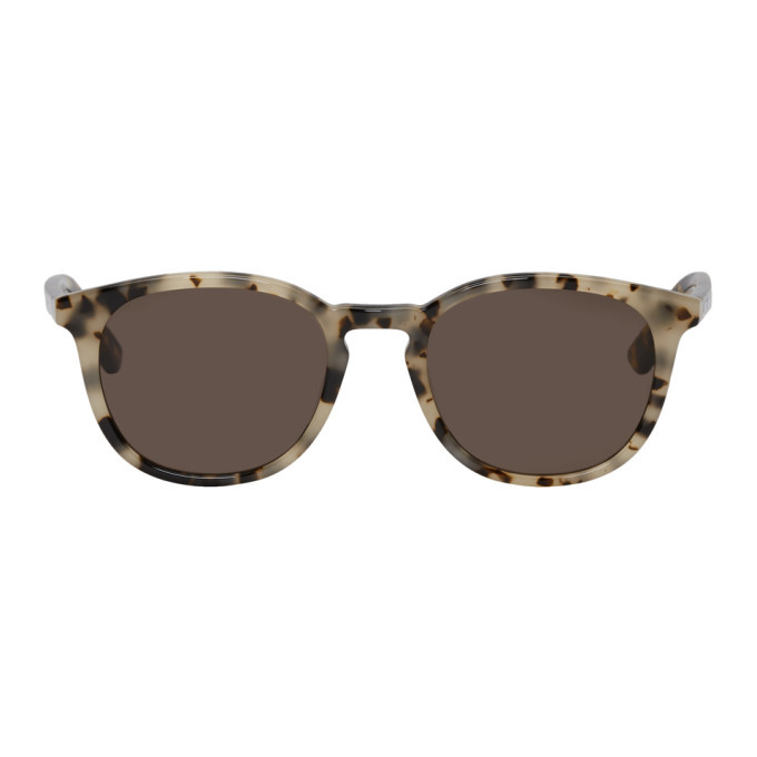 Mcq By Alexander Mcqueen Brown Rectangular Sunglasses In 006