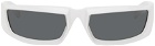Prada Eyewear White Turbo Sunglasses