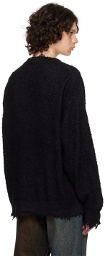 Miharayasuhiro Black Brushed Sweater