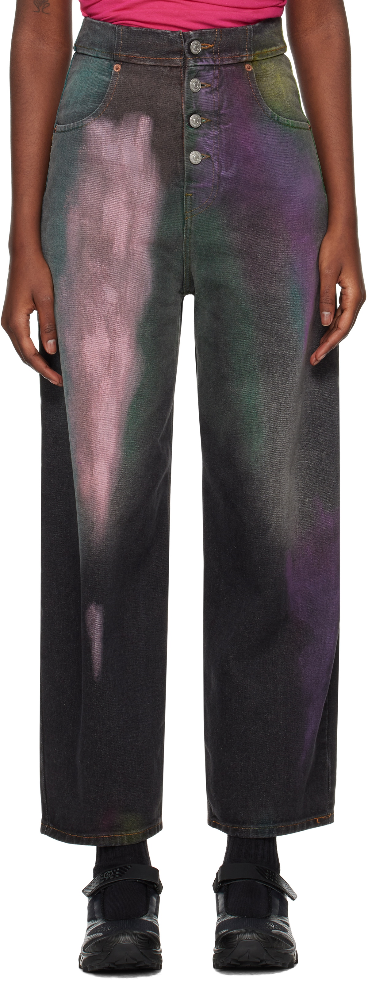 MM6 Maison Margiela Multicolor 5-Pocket Jeans MM6 Maison