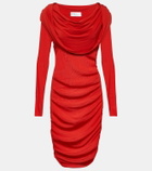Giuseppe di Morabito Hooded jersey minidress