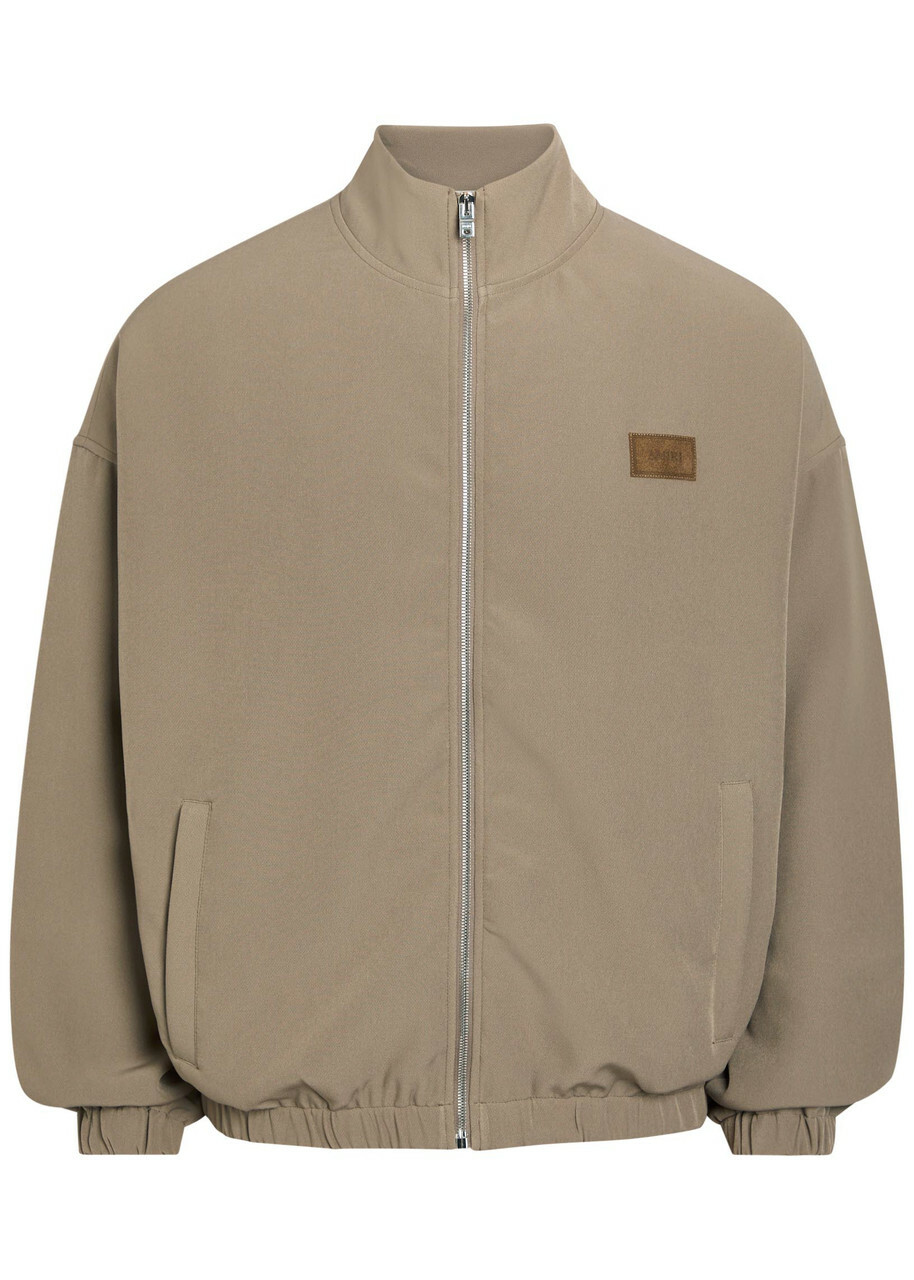 Amiri Logo-appliquéd Cady Track Jacket Sand