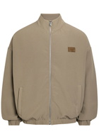 Amiri Logo-appliquéd Cady Track Jacket Sand