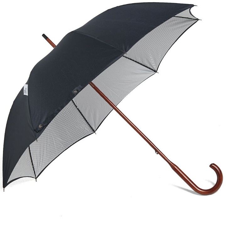Photo: London Undercover Classic Double Layer Umbrella in Navy/Oxford