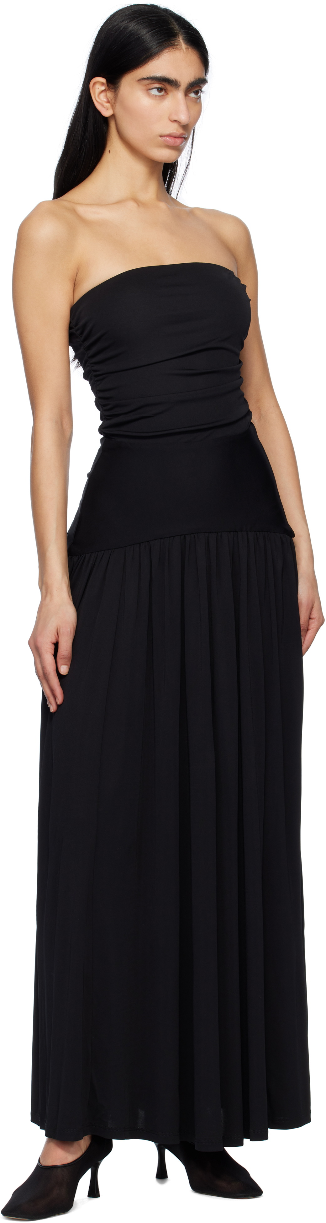 Staud Black Mariana Maxi Dress Staud