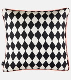 Fornasetti High Fidelity silk cushion