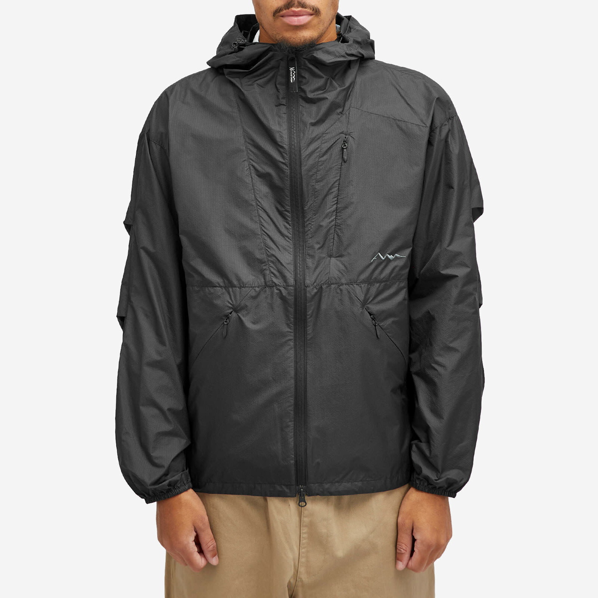 Manastash Men's M-RIP Compact Parka Jacket in Black