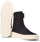 Fear of God - Leather-Trimmed Neoprene High-Top Sneakers - Black