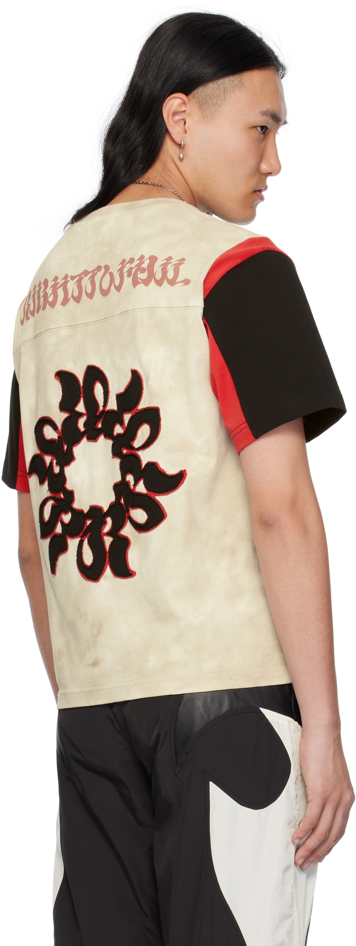 KUSIKOHC Off-White Moto Men Print T-shirt