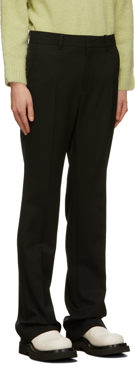 Buy Men Black Solid Carrot Fit Formal Trousers Online  735622  Peter  England