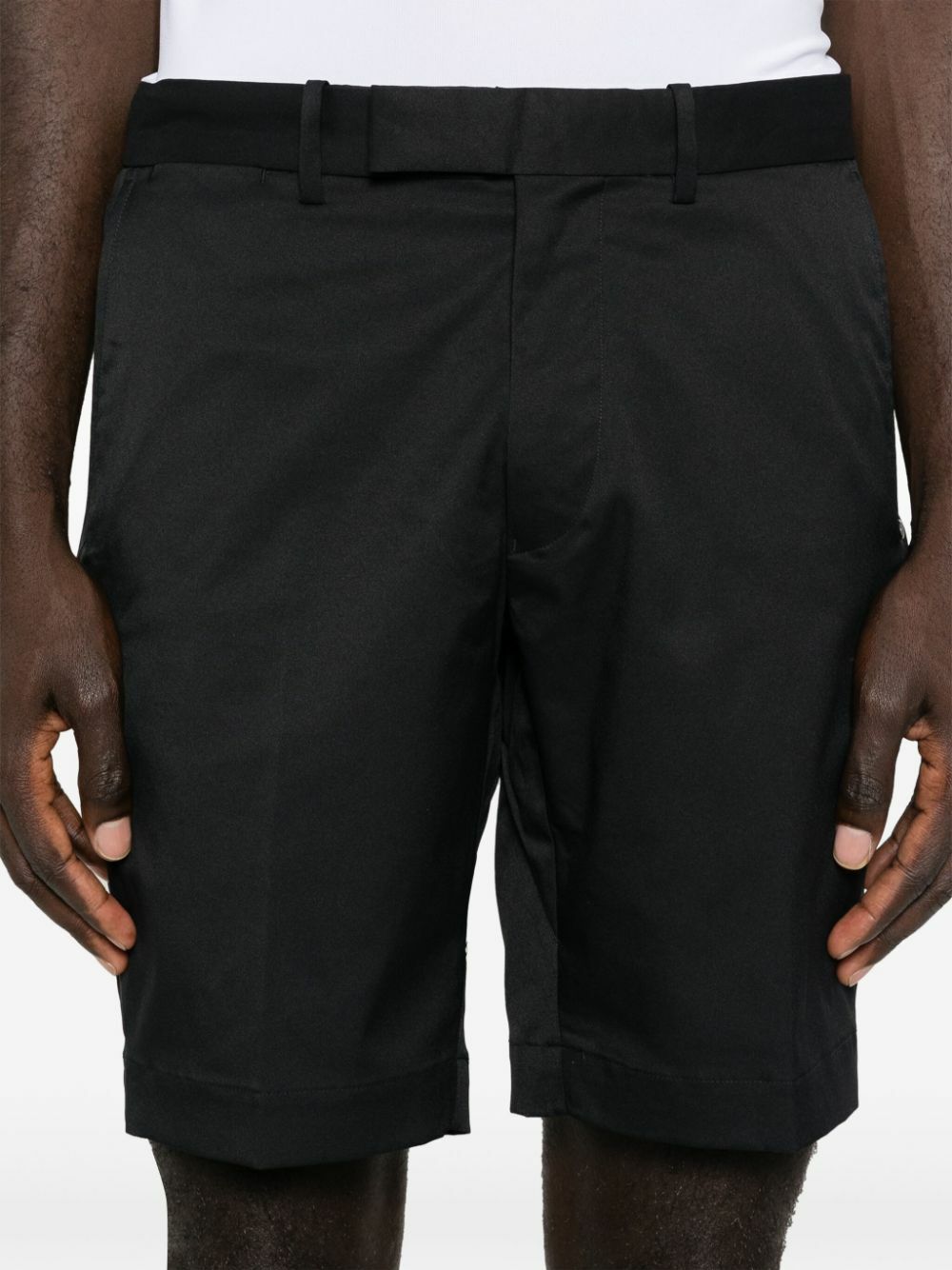 RLX Ralph Lauren Black Tailored Bermuda Shorts
