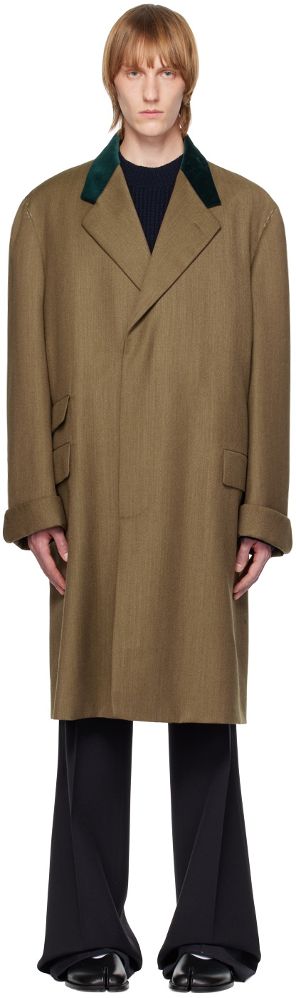 Maison Margiela Brown Work-In-Progress Coat