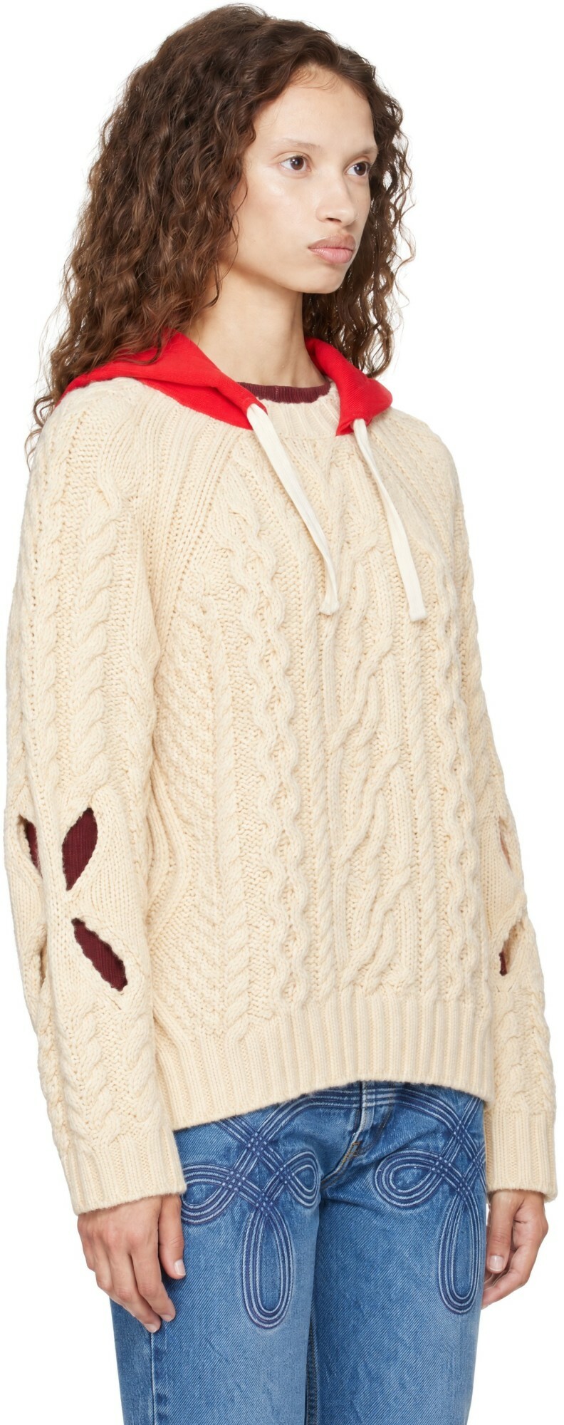 Stefan Cooke Off-White Cable Hoodie