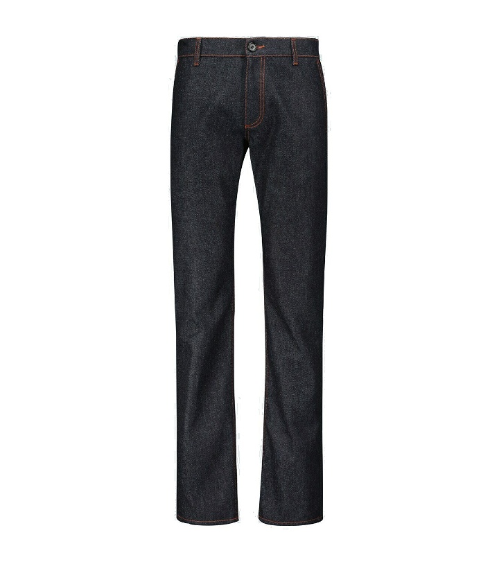 Photo: Alexander McQueen Contrast-stitched jeans