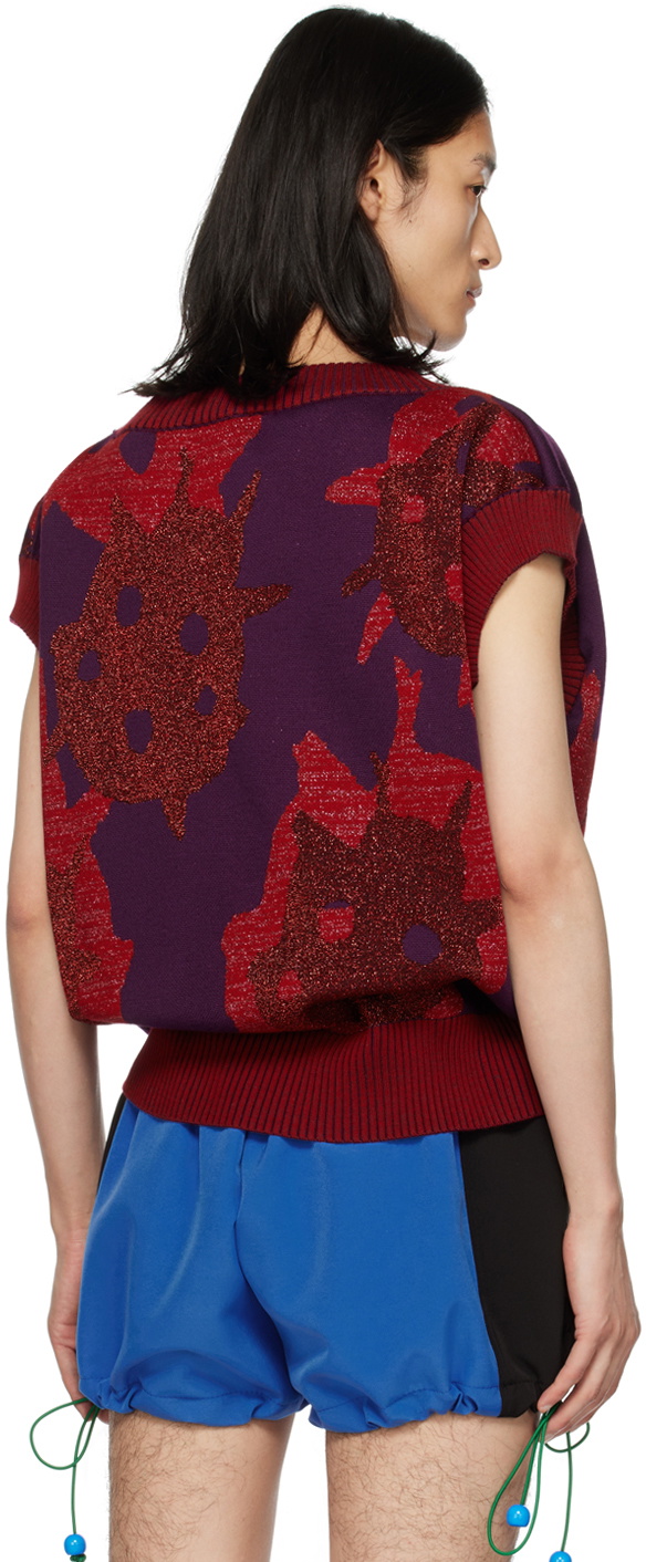 ANDREJ GRONAU SSENSE Exclusive Red Vest