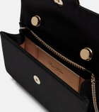 Roger Vivier Jewel Efflorescence Mini satin top-handle bag