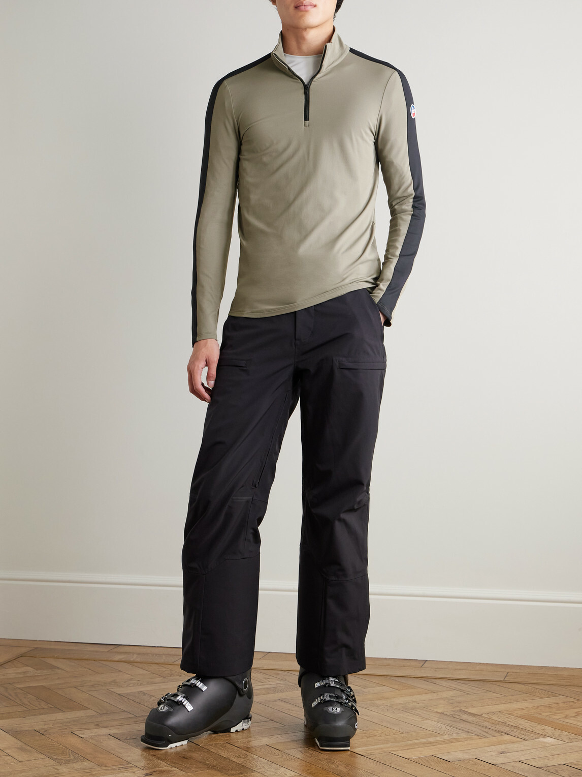 Fusalp - Alpille Striped Polartec® Power Stretch® Ski Base Layer - Green