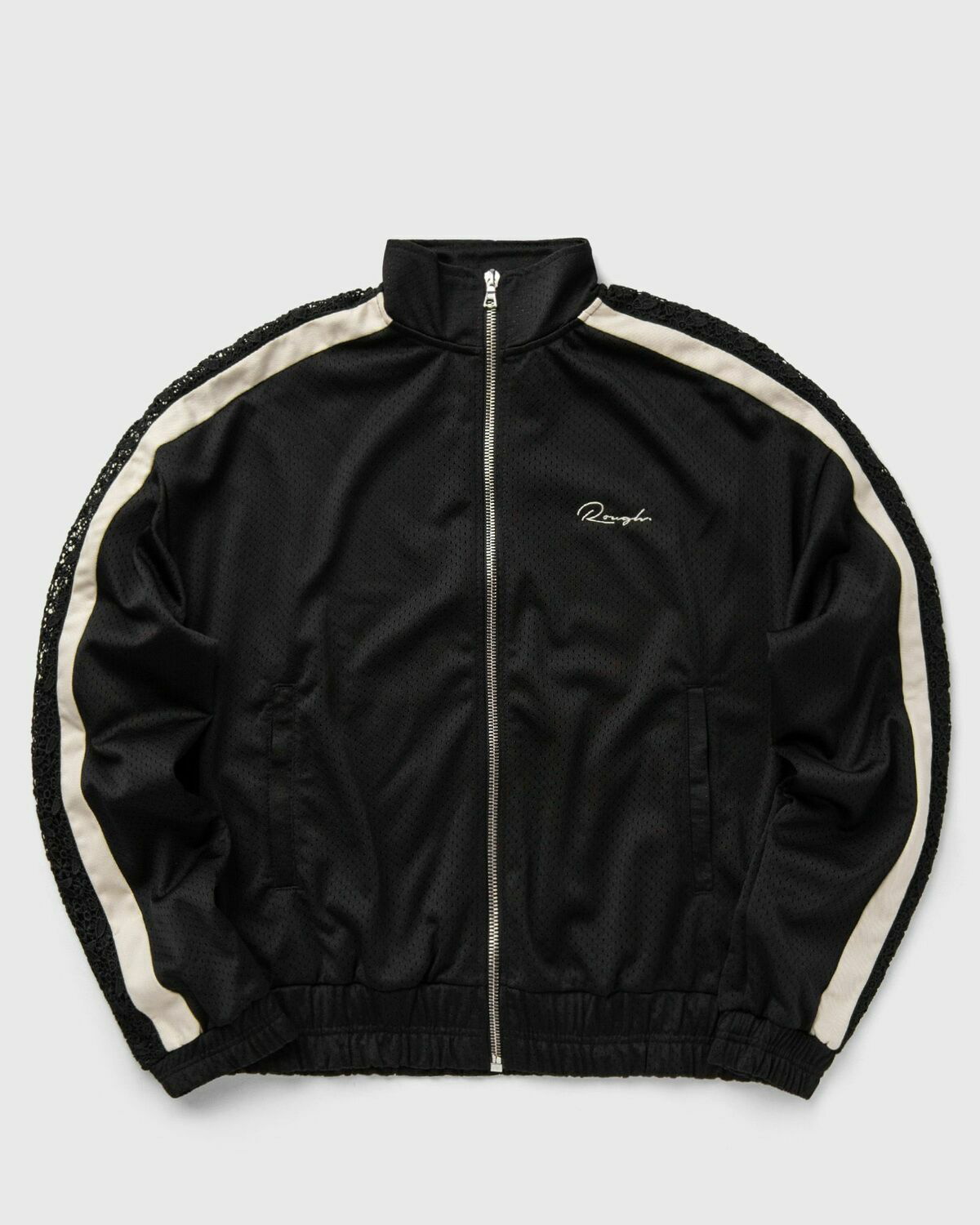 Rough. Crest Mesh Jacket Black Track Jackets Rough.
