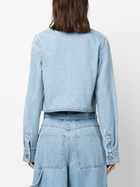 FENDI - Cropped Denim Jacket