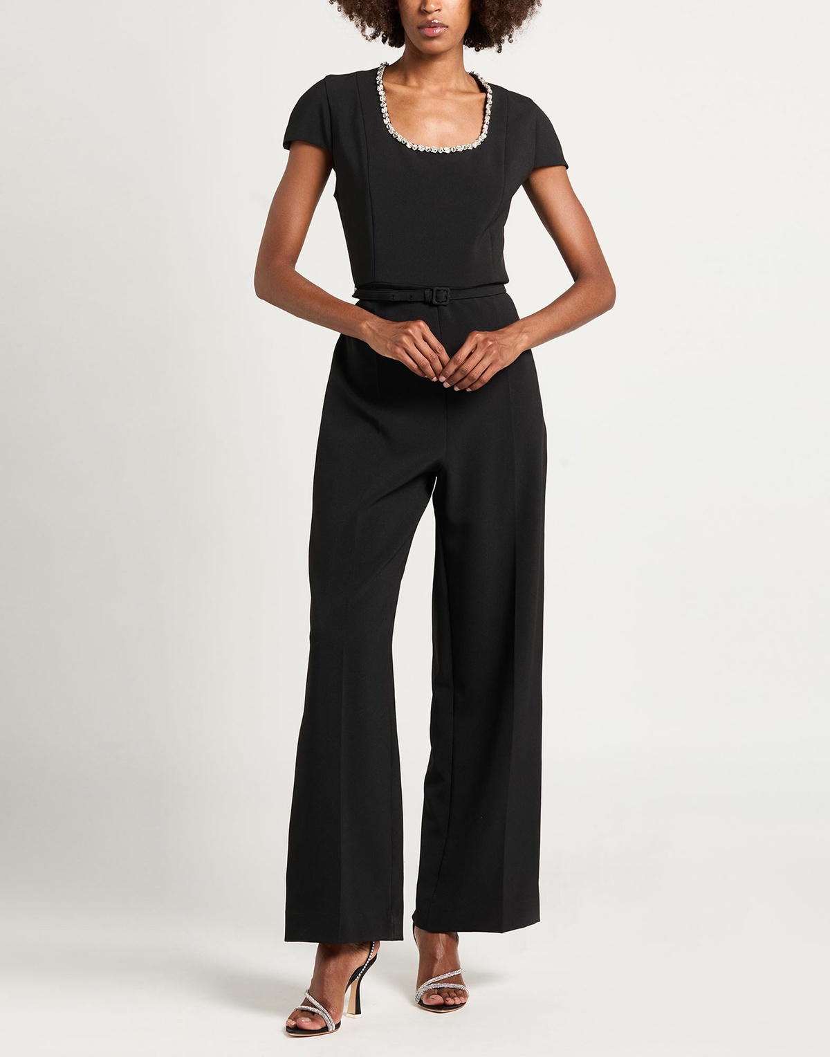 Sandro Womens Jumpsuit in Black