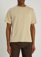 Rick Owens Brad Cotton T-shirt Sand