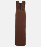 Adriana Degreas Strapless maxi dress