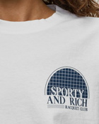 Sporty & Rich Racquet Club T Shirt White - Mens - Shortsleeves