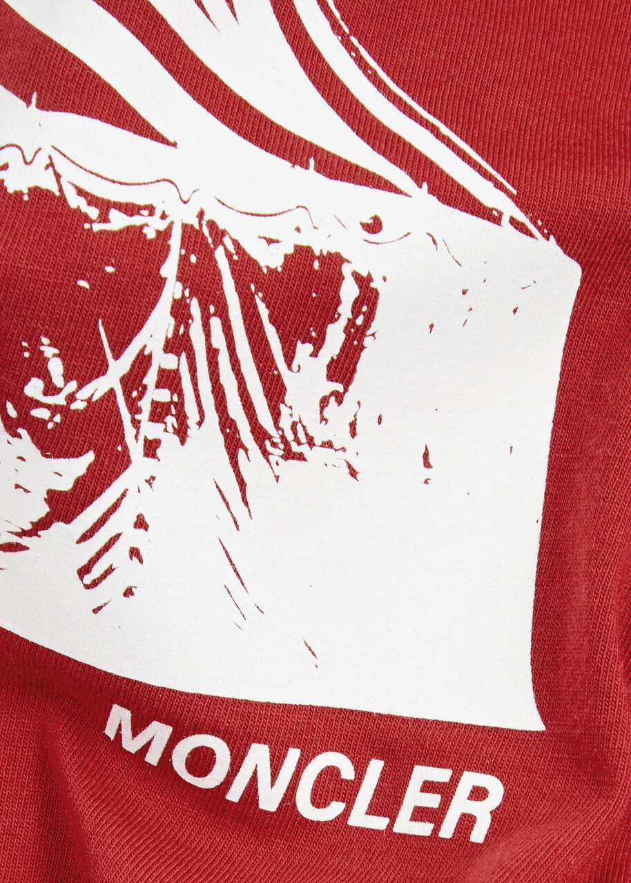 Moncler Genius 7 Moncler Frgmt Circus Cotton T-shirt Red