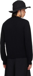 Comme des Garçons Shirt Black Crewneck Sweater