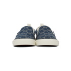 Gucci Blue Denim Gucci Tennis 1977 Slip-On Sneakers