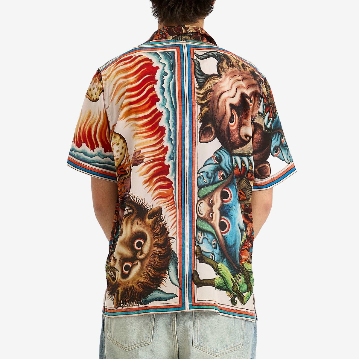 Endless Joy Men's Apocalypse Vacation Shirt in Multi