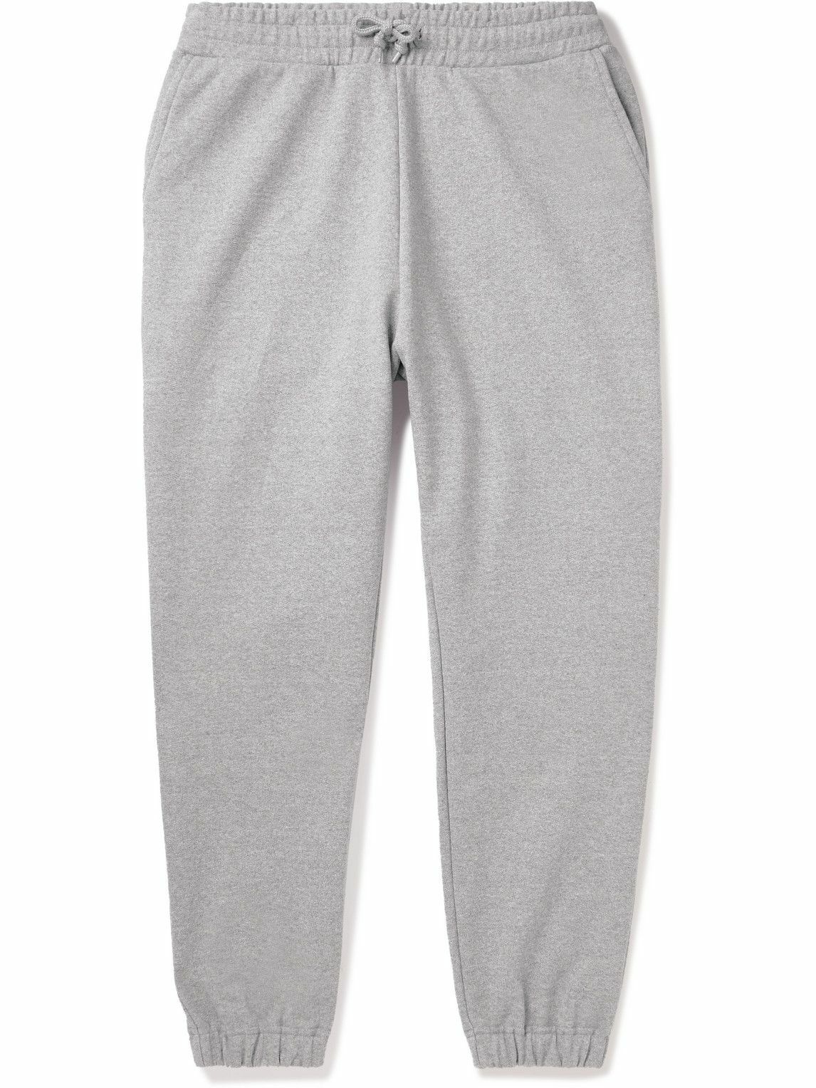 Photo: WTAPS - Tapered Cotton-Jersey Sweatpants - Gray