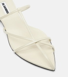 Jil Sander Cage leather sandals