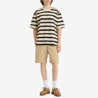 Universal Works Men's Military Shirting Simple Shorts in Sand
