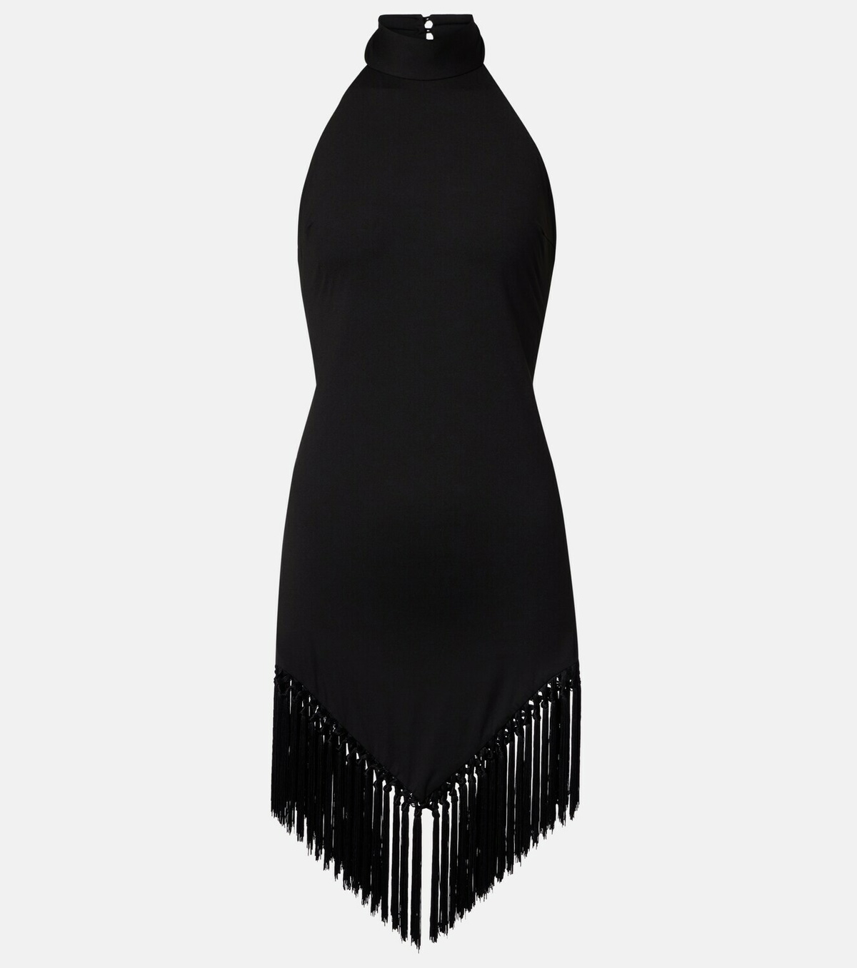 Taller Marmo Ares fringed jersey minidress
