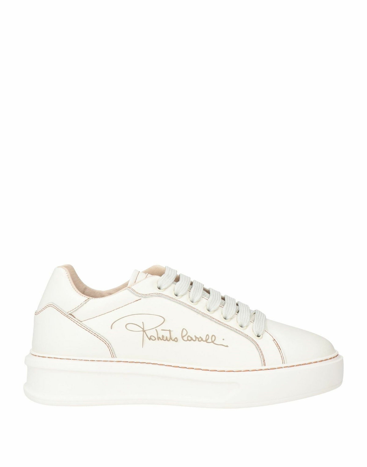 Roberto Cavalli Womens Sneakers Ivory