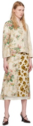 Erdem Beige Cropped Jacket