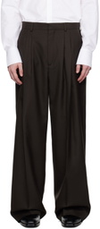 Mark Kenly Domino Tan Studio Brown Philip Trousers