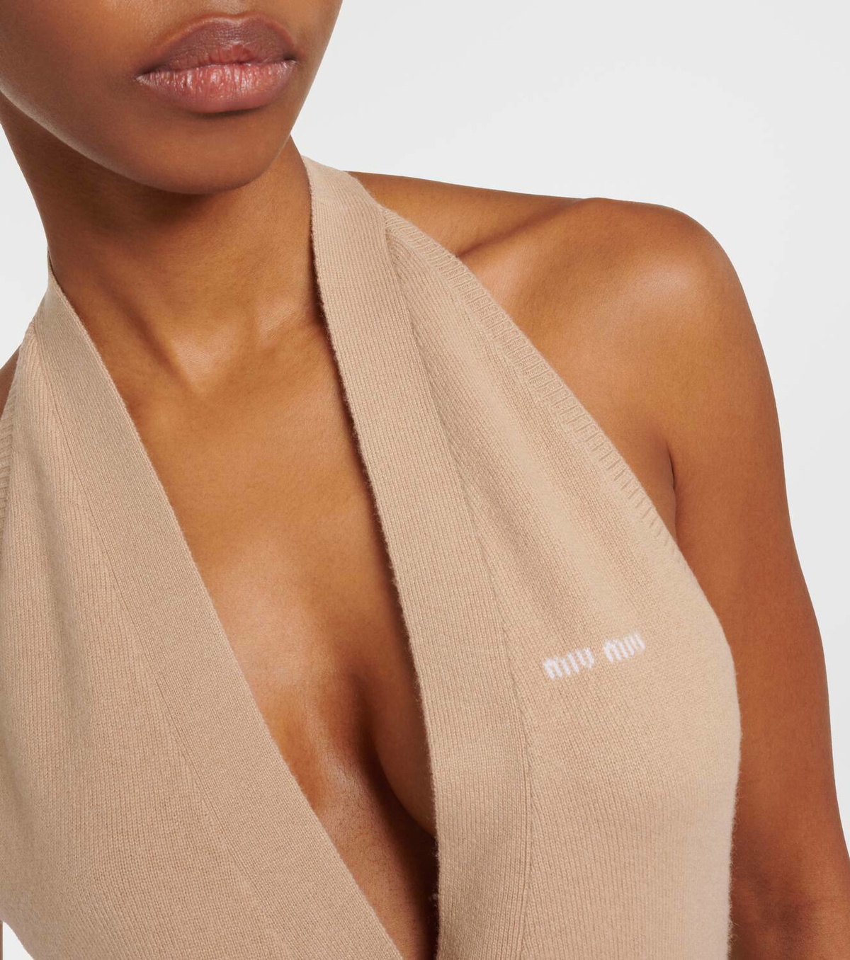 Miu Miu Knitted cashmere vest