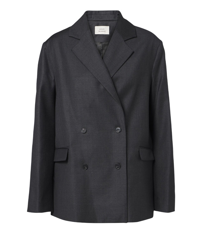 Photo: Loulou de Saison Donau double-breasted virgin wool blazer