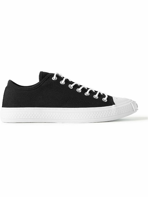 Photo: Acne Studios - Rubber-Trimmed Canvas Sneakers - Black