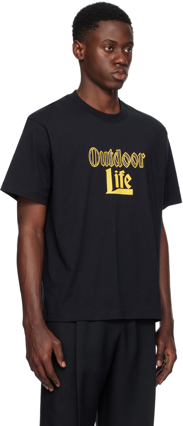 Stockholm (Surfboard) Club Black Rhinestone T-Shirt
