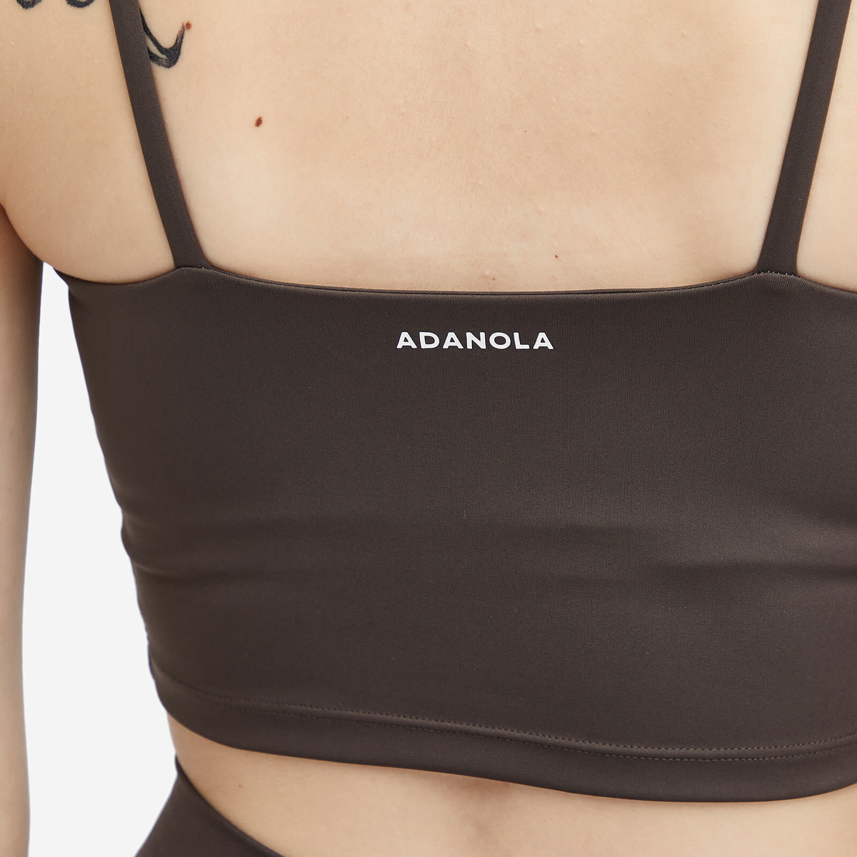 Adanola Women's Ultimate Tank Bra Top in Coffee Bean