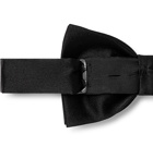 LANVIN - Pre-Tied Silk-Satin Bow Tie - Black