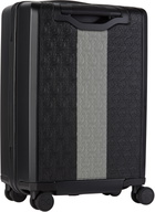 Ferragamo Black Embossed Gancini Trolley Suitcase
