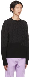 Versace Black La Greca Sweater